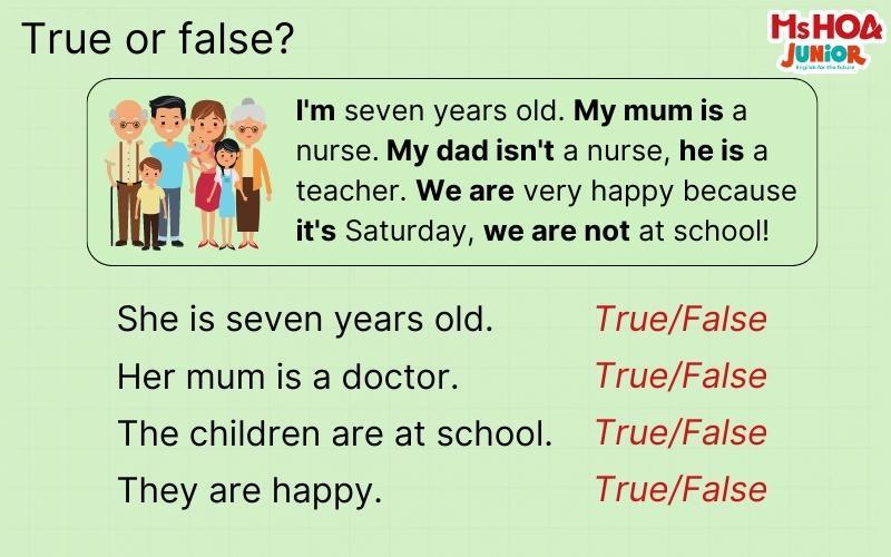 Học cách chia động từ tobe cơ bản với các dạng am, is, are, was, were trong tiếng Anh